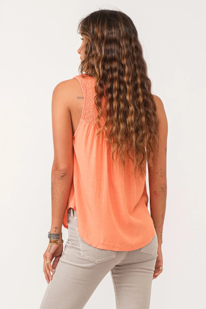 Dear John Denim - Paige Ruched Detail Tank