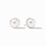 Penelope Studs in Pearl view 3