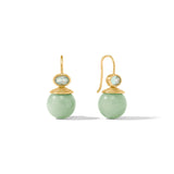 Portofino Demi Earrings in Aqua Jade
