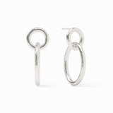 Catalina Link Earrings in Silver