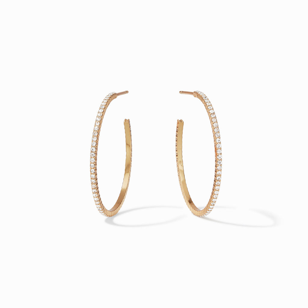 Windsor Hoops in Cubic Zirconia - Julie Vos – Julien's a Lifestyle Store