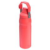 IceFlow Bottle with Fast Flow Lid 24 oz in Hot Coral by Stanley
