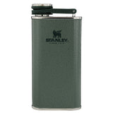 Classic Easy Fill Wide Mouth Flask 8 oz in Hammertone Green by Stanley