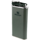 Classic Easy Fill Wide Mouth Flask 8 oz in Hammertone Green by Stanley