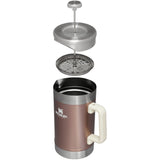 Classic Stay Hot French Press 48 oz in Rose Quartz by Stanley