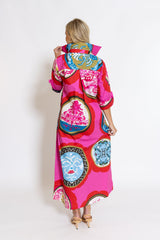 Ruthie Long Shirt Dress in Gallery by House of MBR, back view