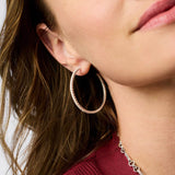 Juliet Hoops in Pearl view 4