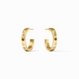 Rainbow Hoops in Shades of Jade