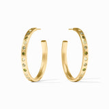 Rainbow Hoops in Shades of Jade view 3