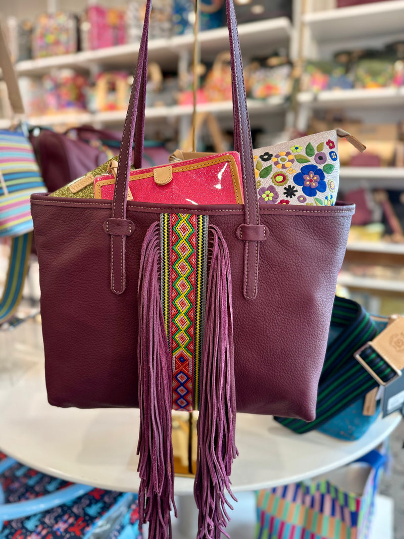 Consuela - Breezy Fringe - Plum