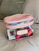 Jon Hart Clear Makeup Case lifestyle view