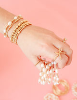 ILY Bracelet in Gold by Beaded Blondes