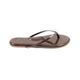 Indie Chocolate Patent Sandal