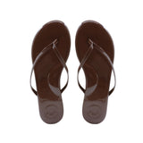 Indie Chocolate Patent Sandal