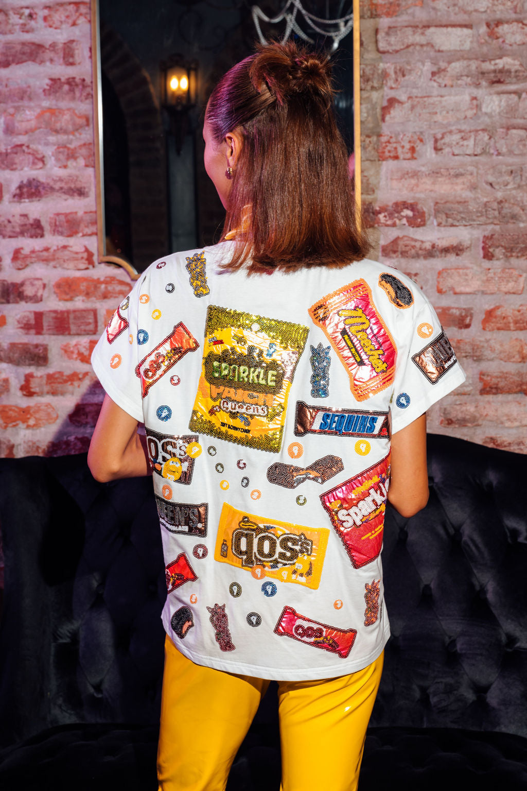 White Queen of Candy Tee [NEW] - Queen of Sparkles – Julien's a