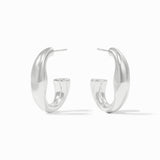 Laguna Hoops in Silver by Julie Vos
