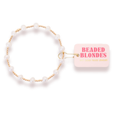 Lolo Pearl Bracelet in Gold by Beaded Blondes