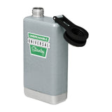 Milestones Party Flask 5 oz in 1960 Hammertone Silver by Stanley