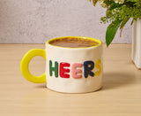 Ceramic Message Mug Cheers 14 oz view 4