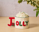 Ceramic Message Mug Jolly 14 oz view 2