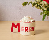 Ceramic Message Mug Merry 14 oz view 2