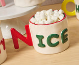 Ceramic Message Mug Nice 14 oz view 3