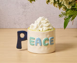 Ceramic Message Mug Peace 14 oz view 2