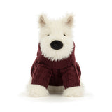 Munro Scottie Dog 'Winter Jumper' by Jellycat view 5