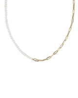 Markie Gold Half Chain Necklace