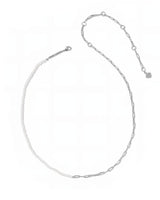 Markie Silver Half Chain Necklace view 2