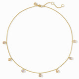 Rainbow Delicate Charm Necklace in Champagne Radiance view 2