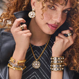 Tribeca Statement Necklace in Cubic Zirconia view 2