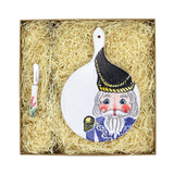 Vietri Nutcrackers Small Cheese Board with Spreader view 2