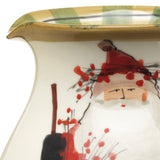 Vietri Old St. Nick Round Body Pitcher view 2