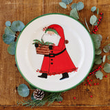 Vietri Old St. Nick Rimmed Round Platter view 2