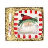 Vietri Old St. Nick Square Plate with Spreader view 2