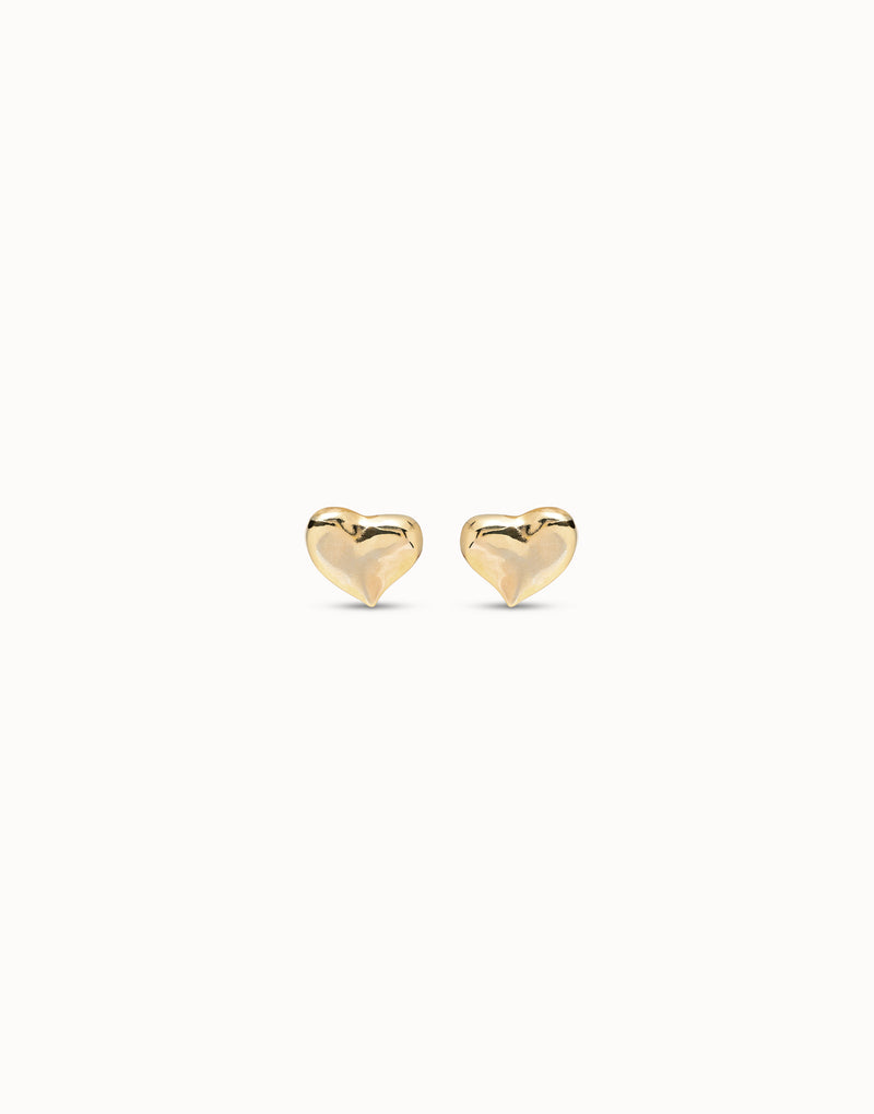 Uno De 50 - 18k Gold-plated Medium Sized Heart Shaped