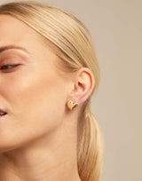 Uno De 50 - 18k Gold-plated Medium Sized Heart Shaped
