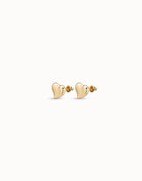 Uno De 50 - 18k Gold-plated Medium Sized Heart Shaped