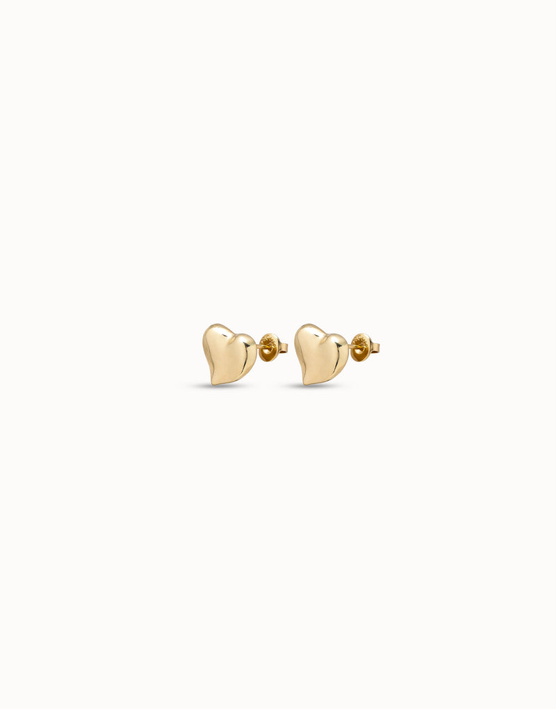 Uno De 50 - 18k Gold-plated Medium Sized Heart Shaped