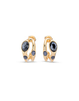 Uno De 50 - 18k Gold-plated Earrings with Multicolor Crystal