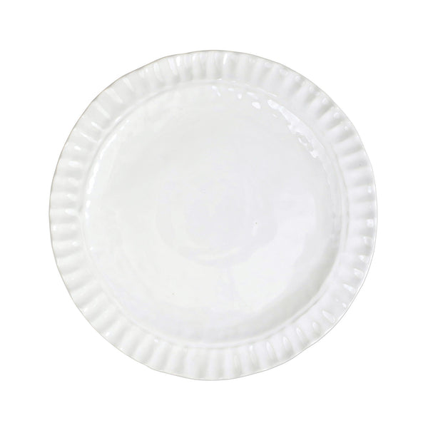 Vietri - Dinner Plates - Pietra Serena Plate - White