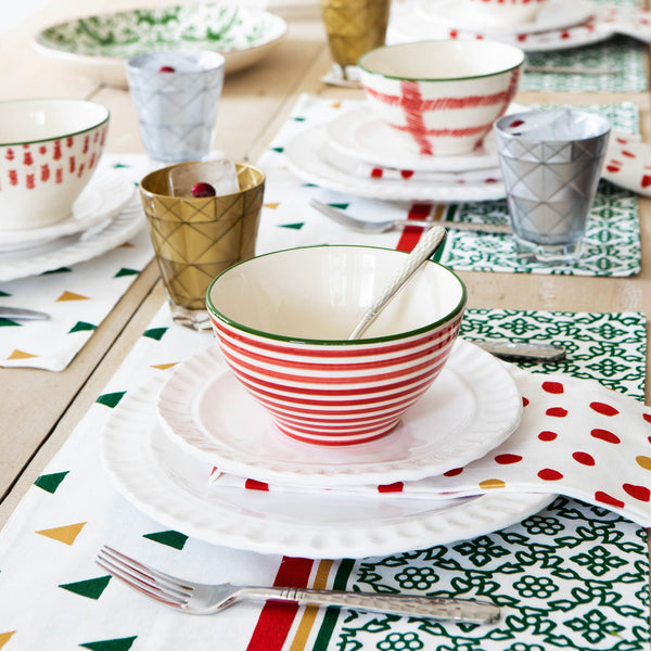 Vietri - Dinner Plates - Pietra Serena Plate - White
