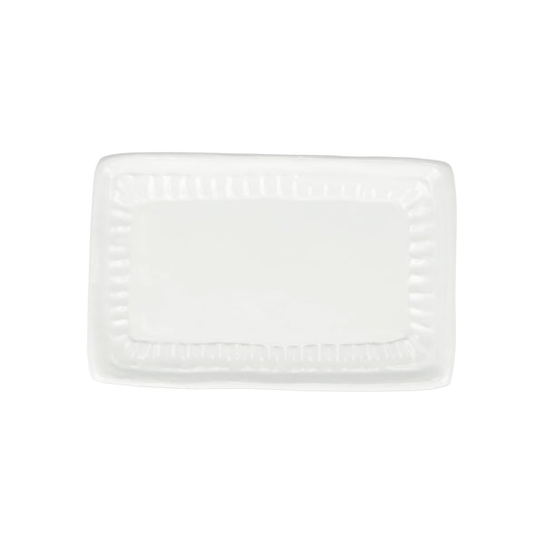 Vietri - Rectangular Trays - Pietra Serena Tray - White