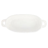 Vietri - Serving Bowls - Pietra Serena Handled Oval Bowl