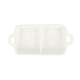 Vietri - Two-part Servers - Pietra Serena Server - White