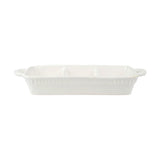 Vietri - Three-part Servers - Pietra Serena Server - White