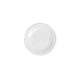 Vietri - Small Plates - Pietra Serena Xoxo Plate - White