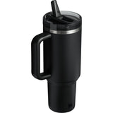 Quencher ProTour Flip Straw Tumbler 40 oz in Black 2.0 by Stanley