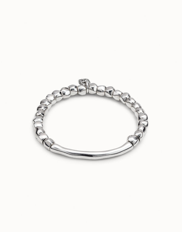 Uno De 50 - Sterling Silver-plated Bracelet with Tubular